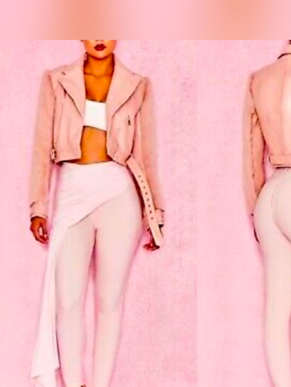 Elegant Pink Women's Pants